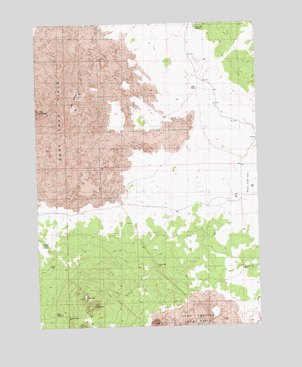 Jacks Place, OR USGS Topographic Map
