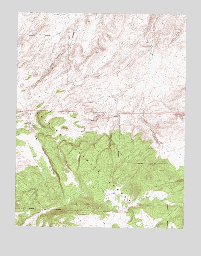 Jacks Spring, NV USGS Topographic Map