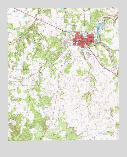 Jacksboro, TX USGS Topographic Map