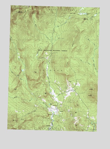 Jackson, NH USGS Topographic Map