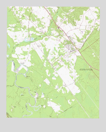 Jackson, SC USGS Topographic Map