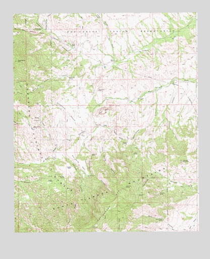 Jackson Mountain, AZ USGS Topographic Map