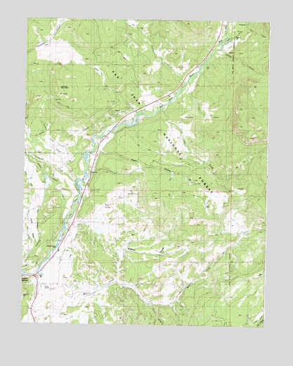 Jackson Mountain, CO USGS Topographic Map