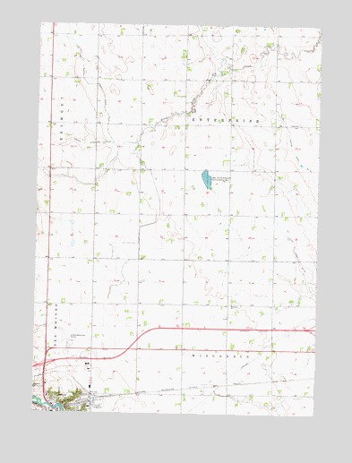 Jackson NW, MN USGS Topographic Map