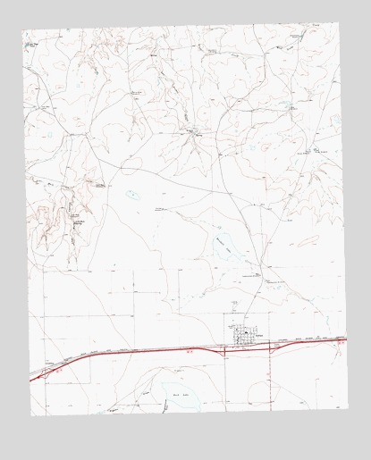 Adrian, TX USGS Topographic Map