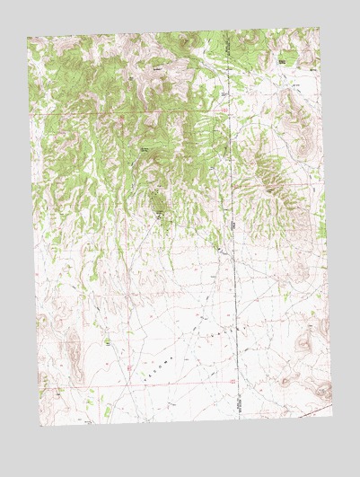 Jackson Spring, NV USGS Topographic Map