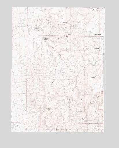 Jackson Summit, OR USGS Topographic Map