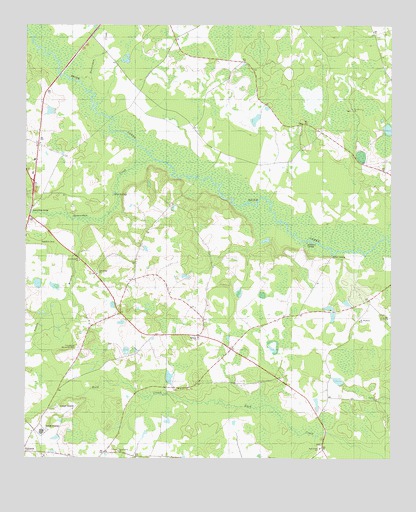 Jacksonboro Bridge, GA USGS Topographic Map