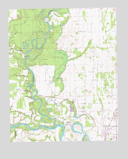Jacksonport, AR USGS Topographic Map