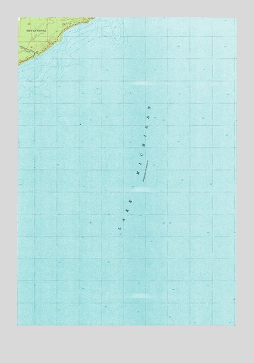 Jacksonport SW, WI USGS Topographic Map