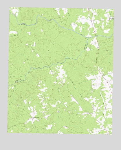Jacksons Crossroads, GA USGS Topographic Map