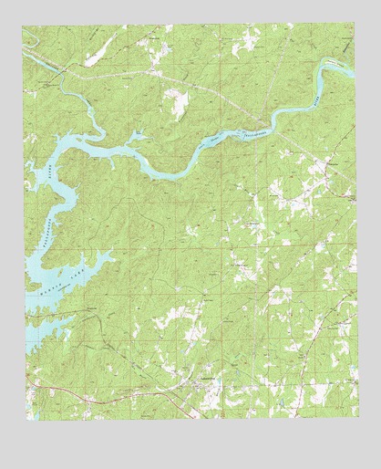 Jacksons Gap, AL USGS Topographic Map