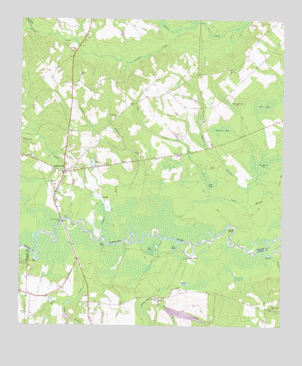 Jacksonville, GA USGS Topographic Map