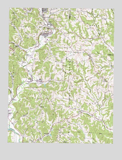 Jacksonville, OH USGS Topographic Map