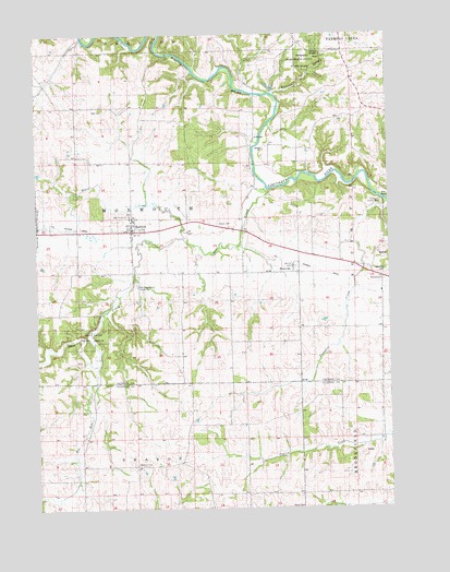 Baldwin, IA USGS Topographic Map