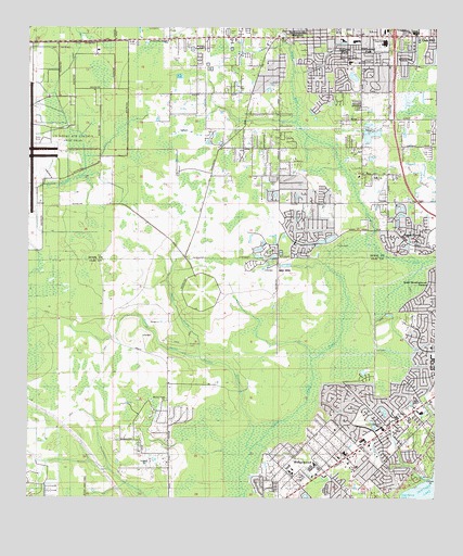 Jacksonville Heights, FL USGS Topographic Map