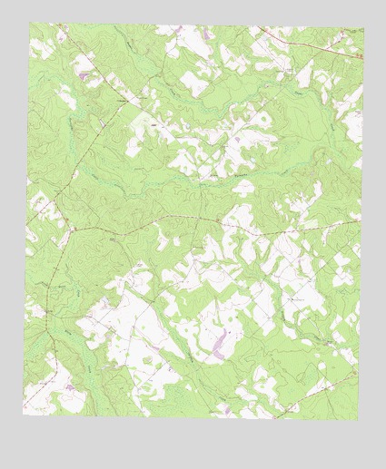 Jacksonville NE, GA USGS Topographic Map