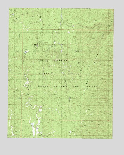 Jacob Lake, AZ USGS Topographic Map