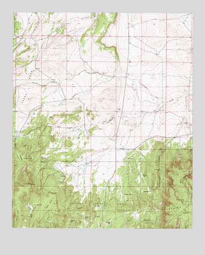 Jacob Spring, NM USGS Topographic Map