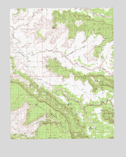 Jacobs Chair, UT USGS Topographic Map