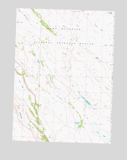 Jacobs Reservoir, OR USGS Topographic Map