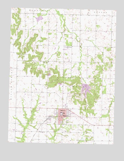 Baldwin City, KS USGS Topographic Map