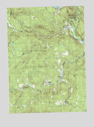 Jamaica, VT USGS Topographic Map