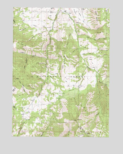 James Peak, UT USGS Topographic Map
