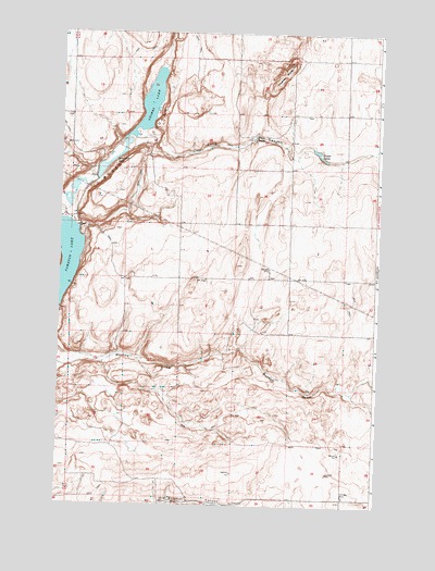 Jameson Lake East, WA USGS Topographic Map