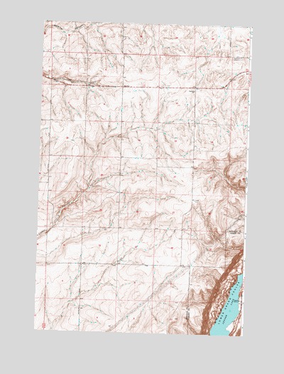 Jameson Lake SE, WA USGS Topographic Map