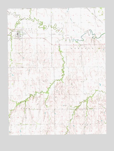 Jamestown, KS USGS Topographic Map