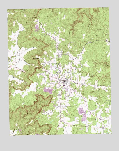 Jamestown, TN USGS Topographic Map
