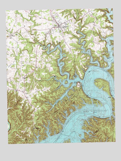 Jamestown, KY USGS Topographic Map