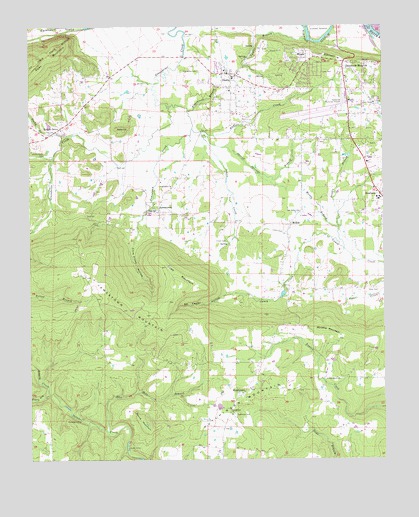 Jamestown, AR USGS Topographic Map
