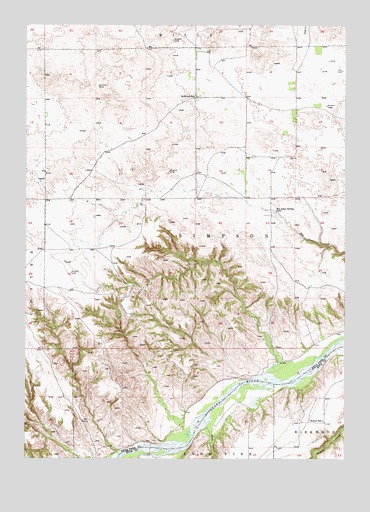 Jamison SW, NE USGS Topographic Map