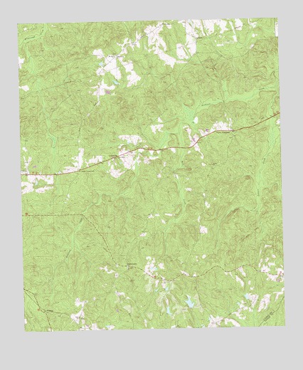 Baldwinville, GA USGS Topographic Map