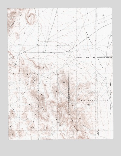 Jangle Ridge, NV USGS Topographic Map