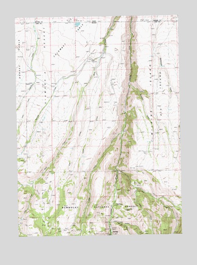 Jarbidge North, NV USGS Topographic Map