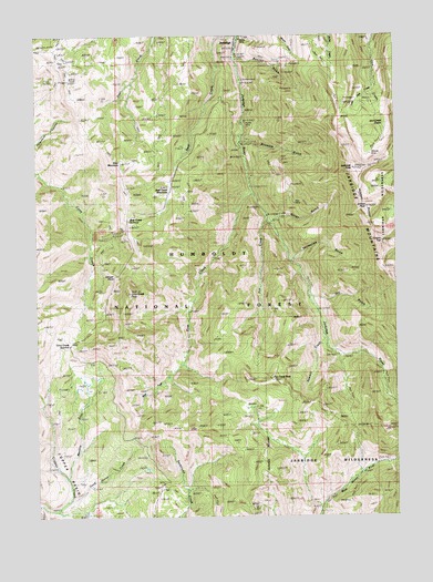 Jarbidge South, NV USGS Topographic Map