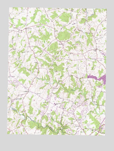 Jarrettsville, MD USGS Topographic Map