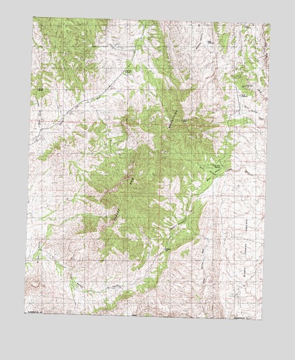 Jarvis Peak, UT USGS Topographic Map