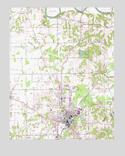 Jasper, IN USGS Topographic Map