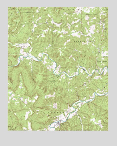 Jasper, AR USGS Topographic Map