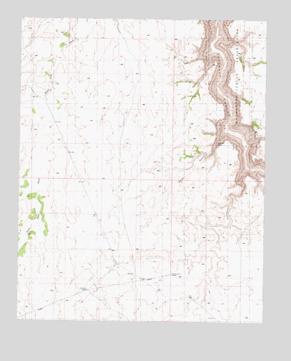 Baldy Basin, AZ USGS Topographic Map