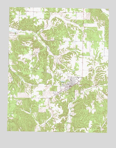 Jay, OK USGS Topographic Map