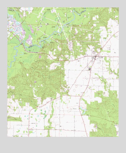 Jay, FL USGS Topographic Map