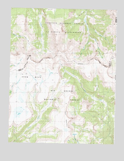 Baldy Cinco, CO USGS Topographic Map