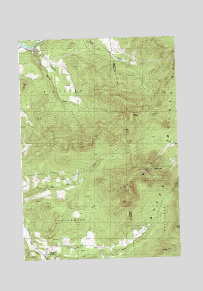 Jay Peak, VT USGS Topographic Map