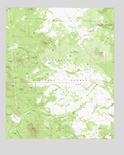 Jaycox Mountain, AZ USGS Topographic Map