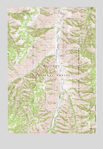 Jaynes Ridge, OR USGS Topographic Map